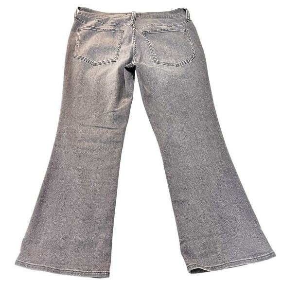 Madewell Mid-Rise Kick Out Jeans Charcoal Black Denim Jeans Size 31 - Picture 3 of 8